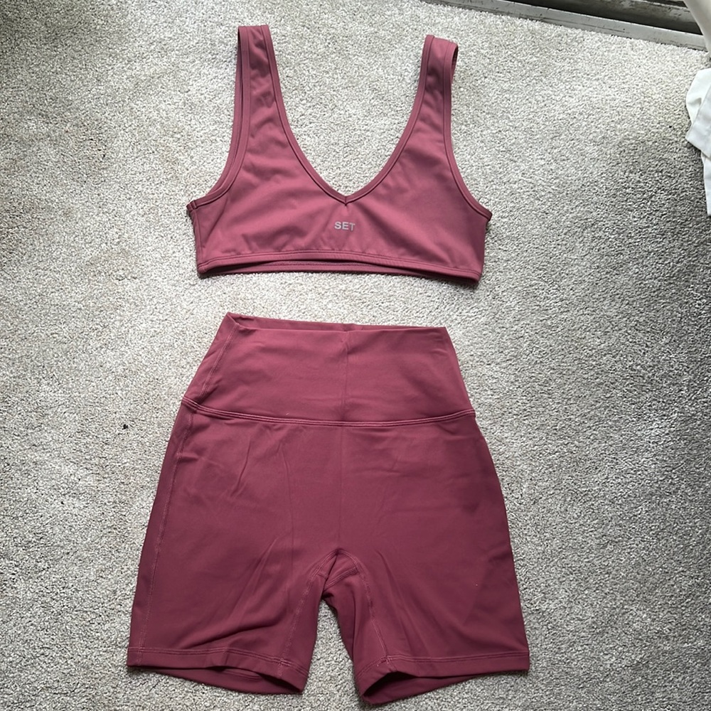 SET Active BRA & BIKE SHORTS
